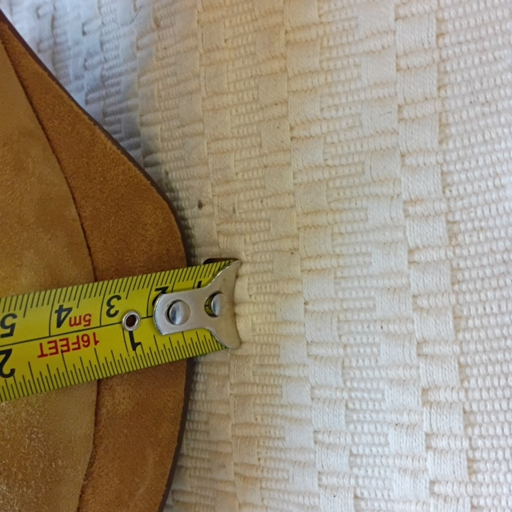 NWT.Tan Suede Block Heel Mules.Size 9.5 - Picture 9 of 10